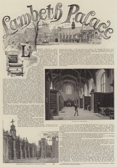 ランベス宮殿 作： Henry Edward Tidmarsh